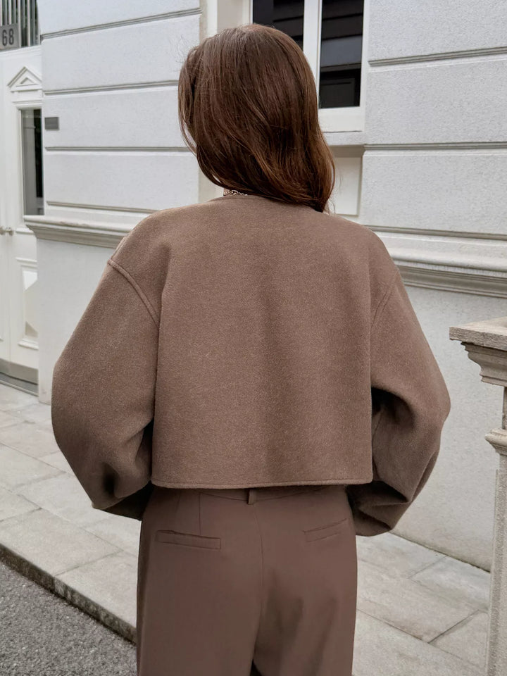 Short Wool Jacket for Women - Sabrina