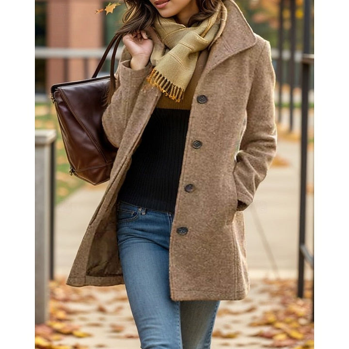 Helena | Trench Coat with Tailored Silhouette and Classic Collar