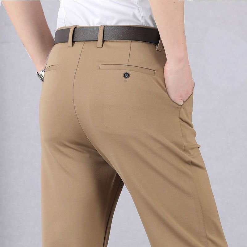 Men's Slim Stretch Pants for the Office