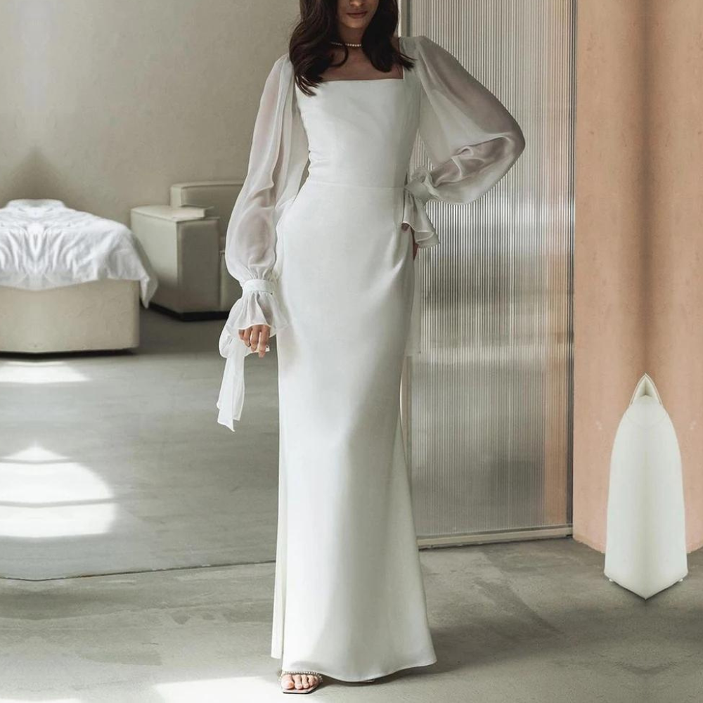 Emilia | Women's Off-Shoulder Long Dress for Wedding Guests