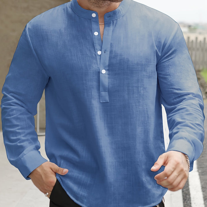 LAURENT MONACO | BOAT NECK SHIRT FOR MEN