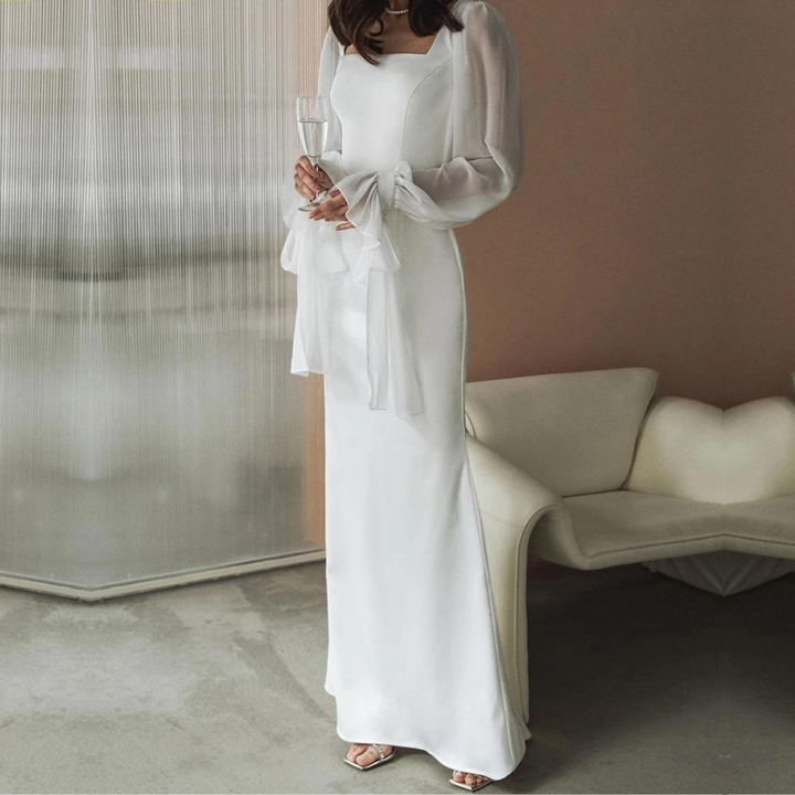 Emilia | Women's Off-Shoulder Long Dress for Wedding Guests