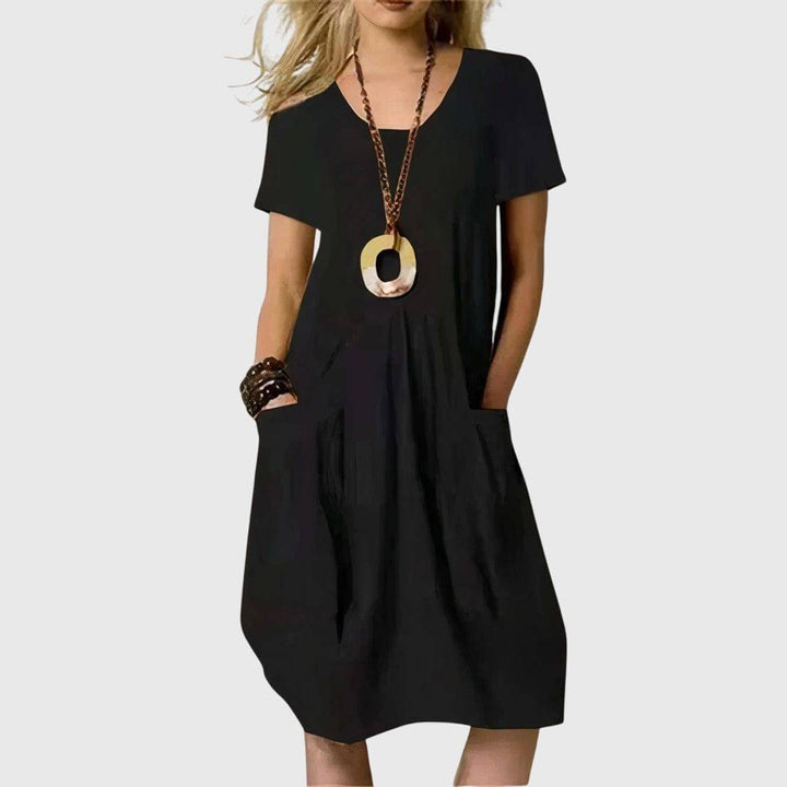 Emma & Rose Cape Town Naomi™ casual dress in lightweight fabric, featuring a relaxed fit and stylish design.