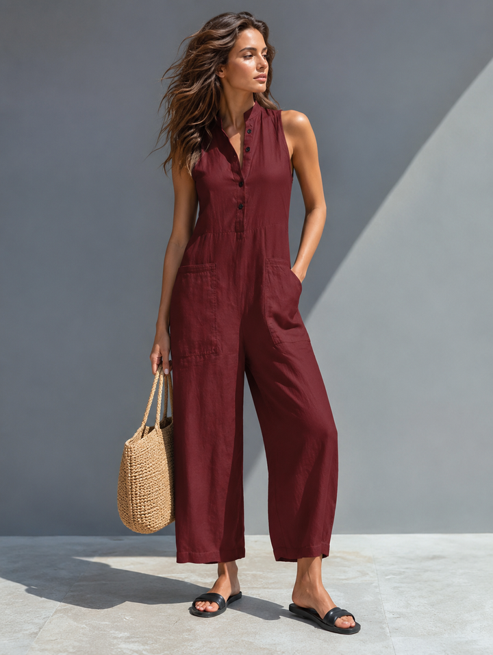 Claire™ | Sleeveless Jumpsuit