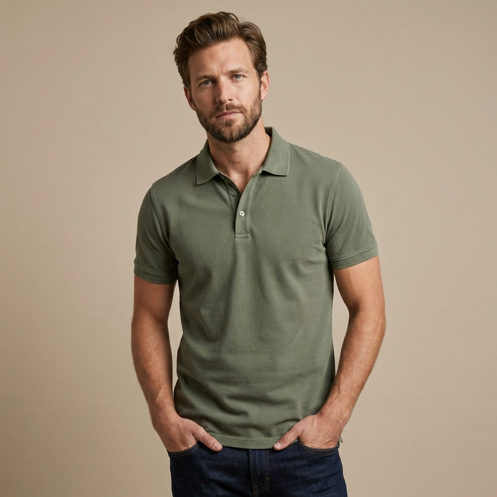 Harrington Oxford | Short Sleeve Polo For Men
