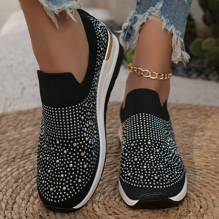Genovefa | Sparkling Women's Slip-On Sneakers
