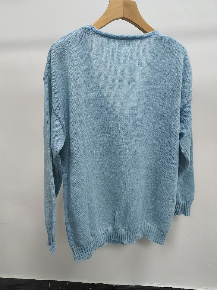 LIANNE – PLUSH V-NECK SWEATER