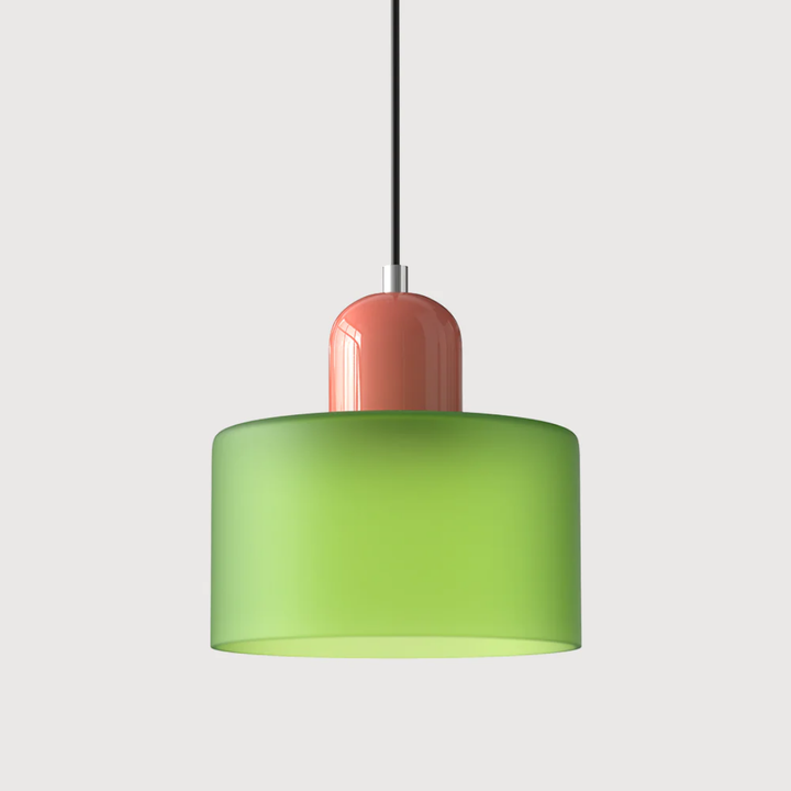 Retro Glass Pendant Lamp with Adjustable Cord