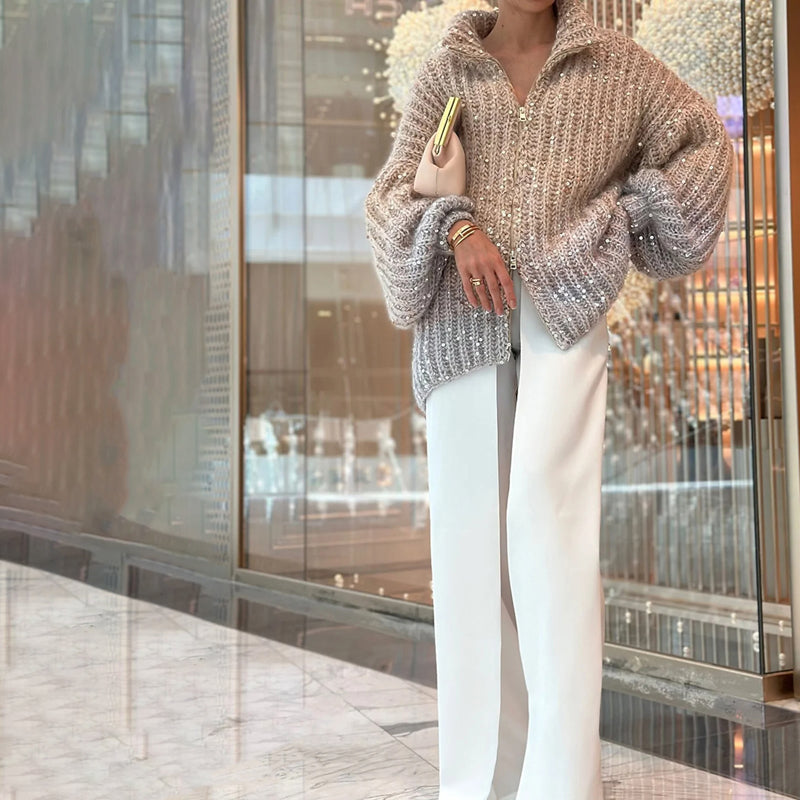 Trendy Casual Knitted Cardigan