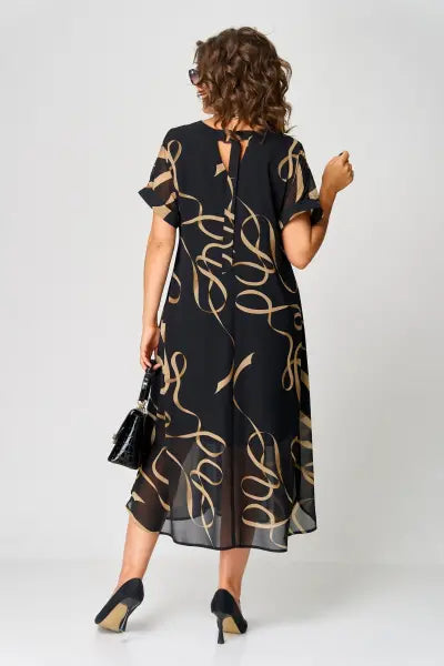 Maddy Comfortable and Elegant Dress, view 4 - Elena Harper