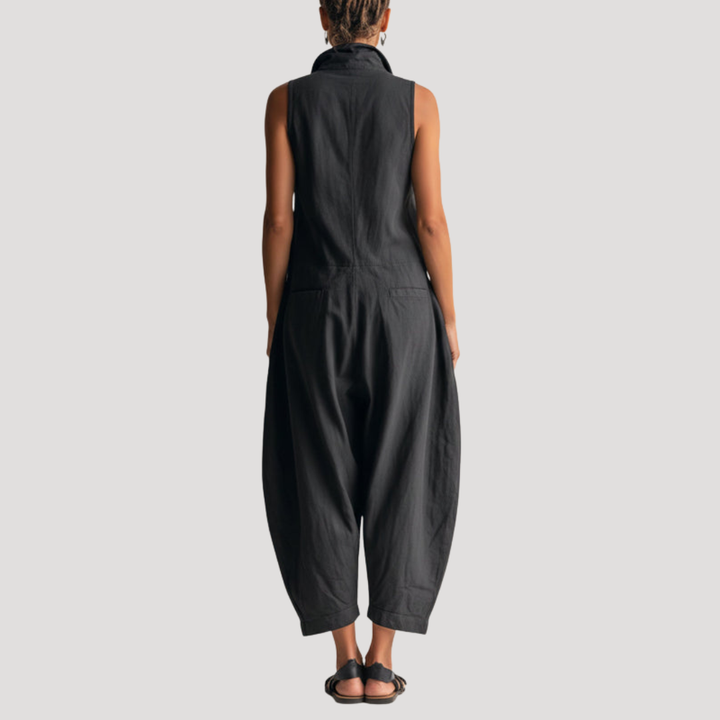 Loose-Fitting Sleeveless Jumpsuit for Women
