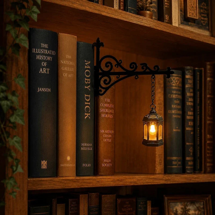 Halloween Ghost & Lantern Bookshelf Light
