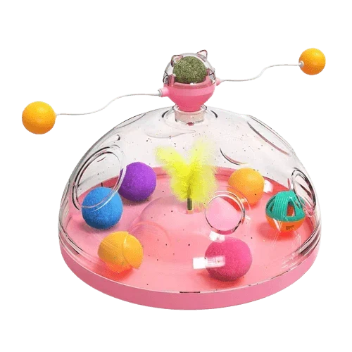 Interactive Cat Puzzle Toy for Mental Stimulation
