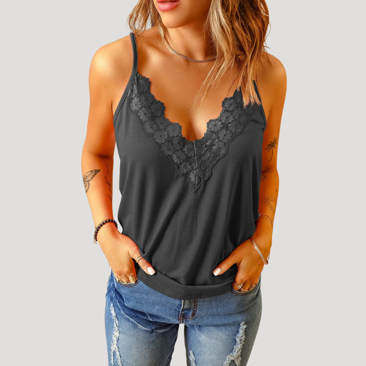 Women's Lace Tank Top Lightweight Summer