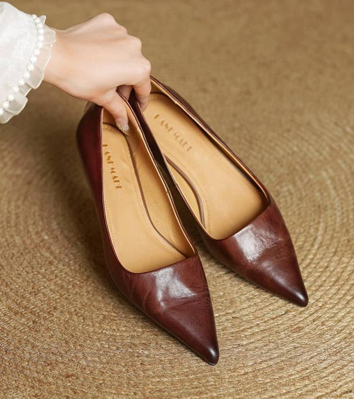 Aeris | Leather Court Shoes