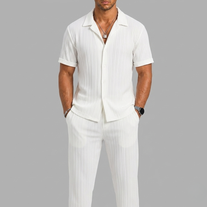 Harrington Oxford | Shirt And Trousers Set For Men