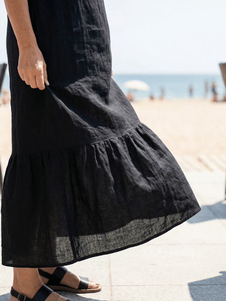 Ismerie™  |  Easy Drape Midi Dress