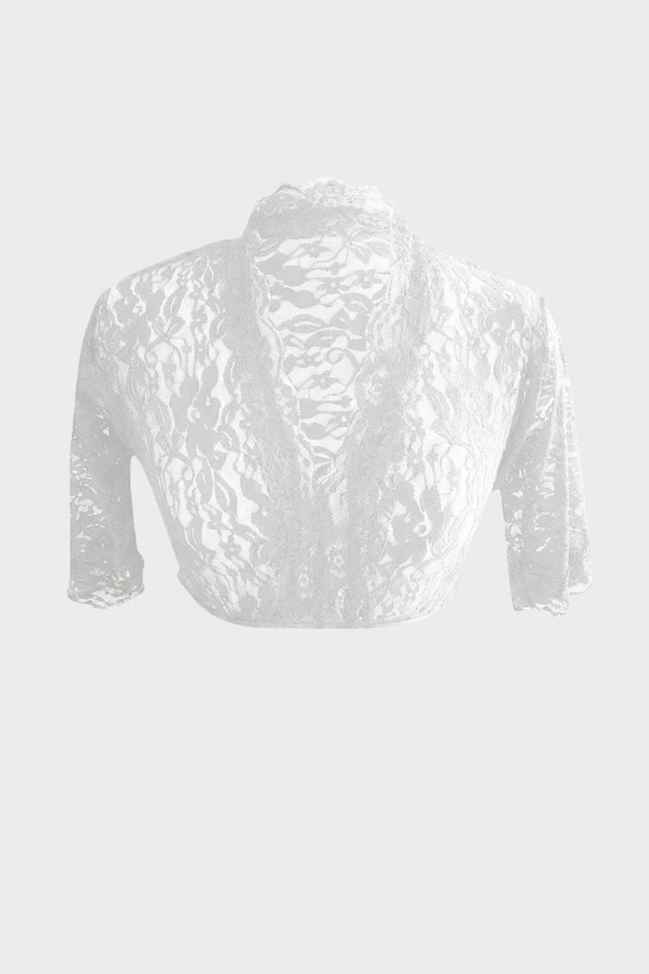 Ladies' Dirndl Blouse | Floral Pattern & Short Sleeves