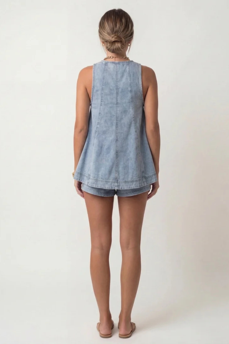Mira™ | Casual Loose Denim Set