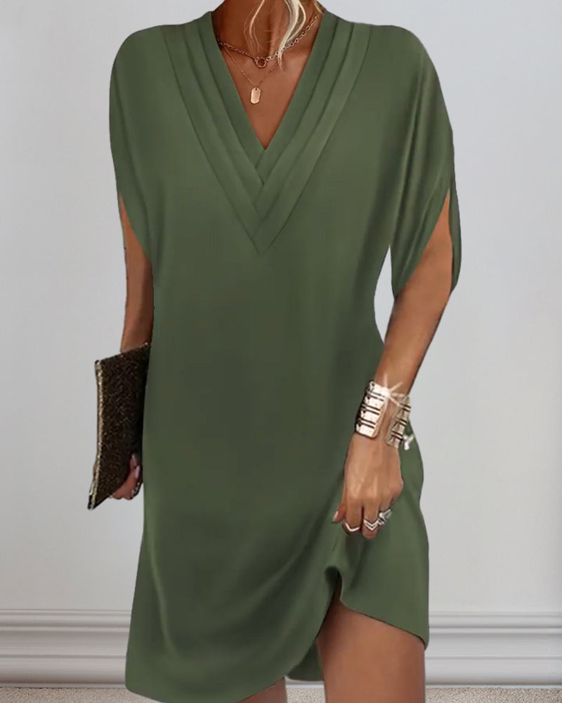 Isabelle - Elegant Short Flowing Dress for Women