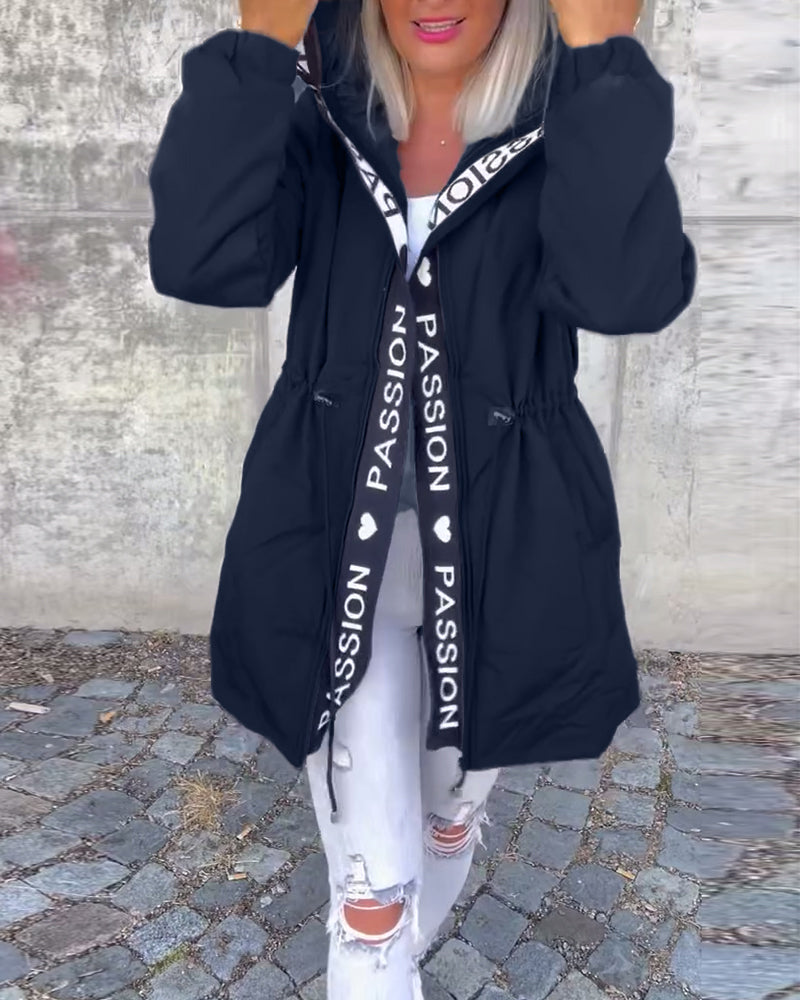 Alexa™ - Casual Coat with Hood