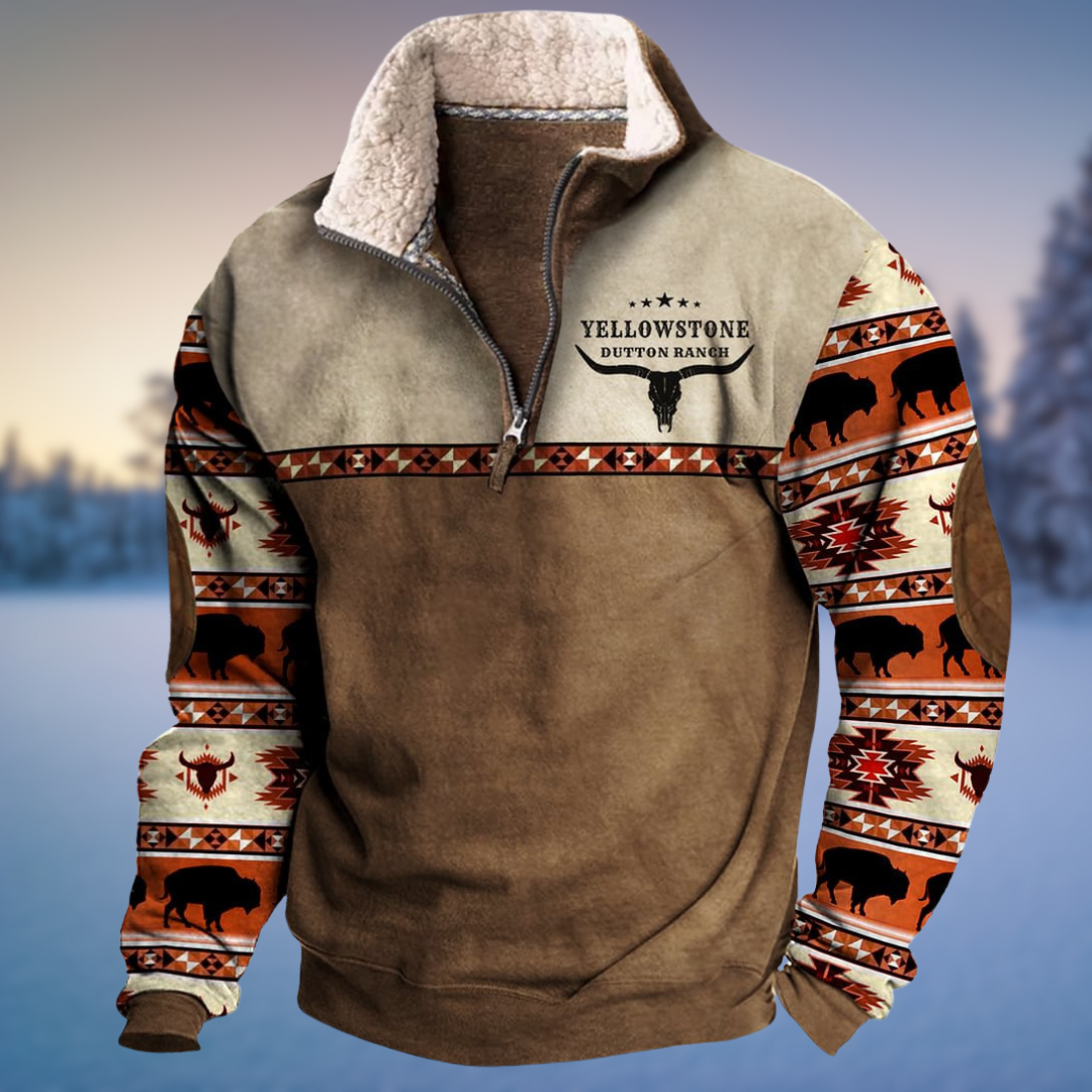 Emil | Men's Casual Winter Sweater with Half-Zip