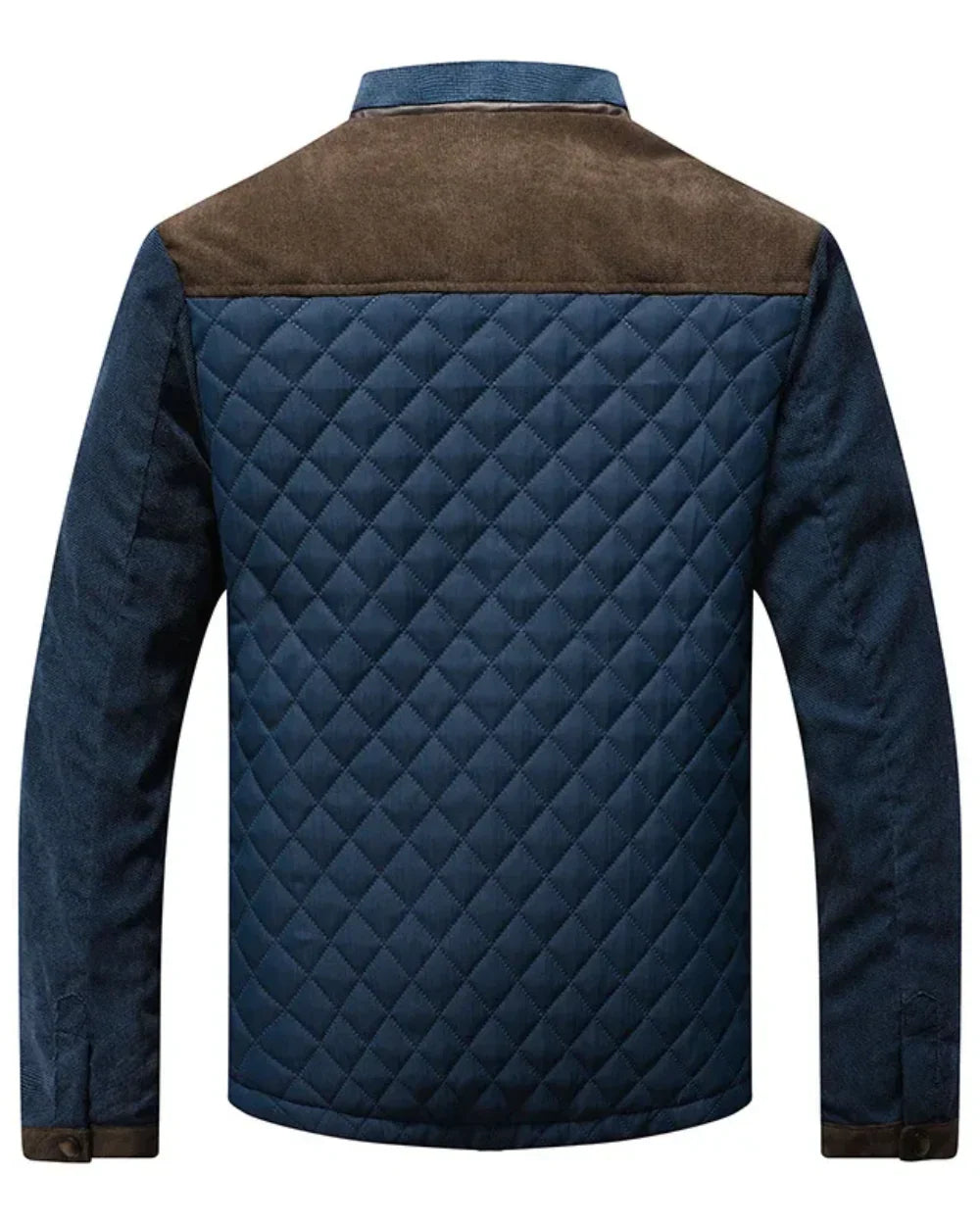 Angelo Elegant Quilted Jacket, view 3 - Elena Harper