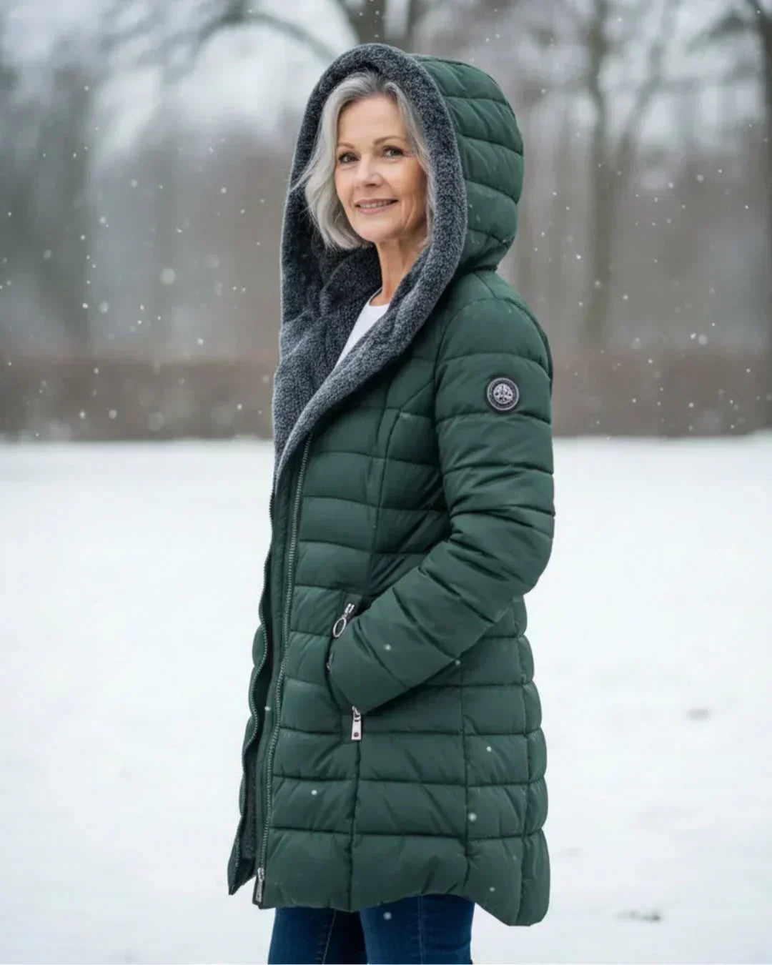 Sophie - Refined Down Jacket with Hood
