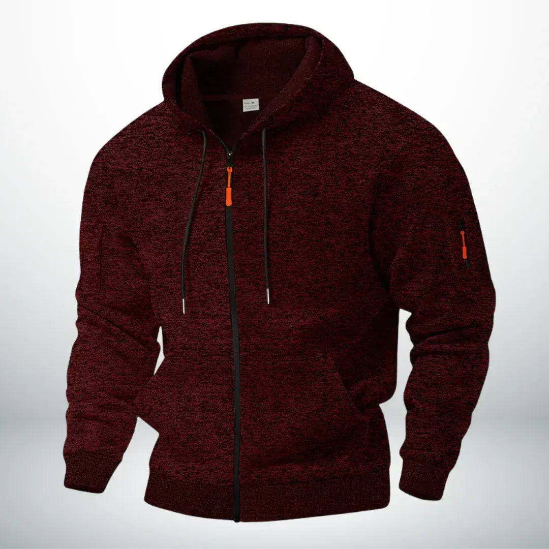 LAURENT MONACO | THICK ZIP-UP HOODIE FOR MEN