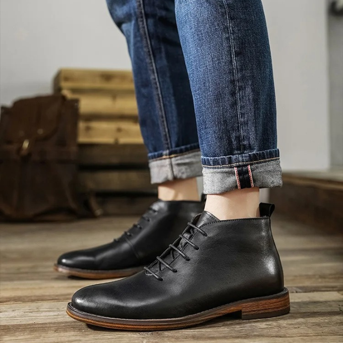 LAURENT MONACO | LEATHER BOOTS