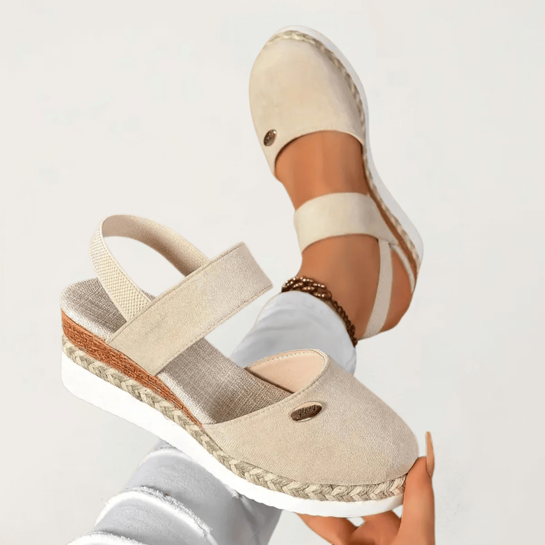 Emma & Rose Cape Town Harriet™ orthopaedic sandals with cushioned straps and supportive soles, designed for comfort and style.