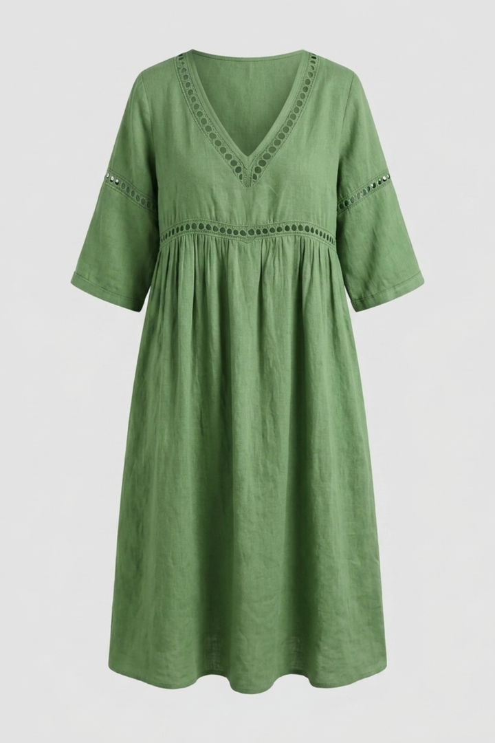 Women’s Natural Summer Dress | Midi