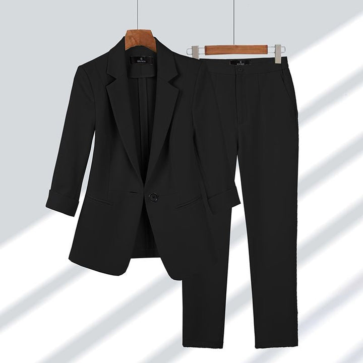 Lina - Chic 2-Piece Women's Suit with Blazer and Trousers