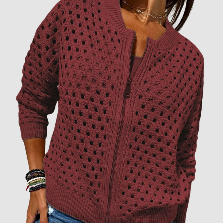 Desiré | Premium Knit Cardigan with Zip