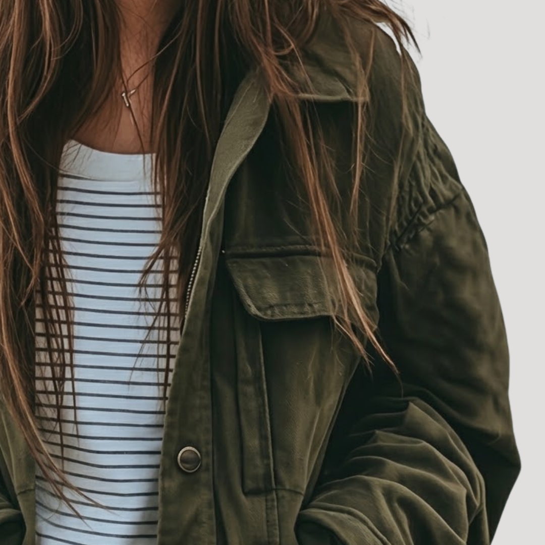 Oversized Utility Jacket for Women
