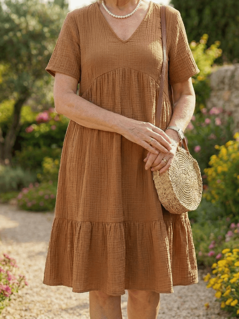 Delphinia™  |  Woven Ease Dress