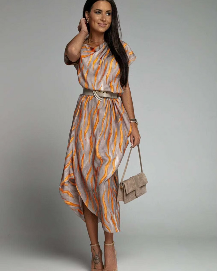 Angie Elegant and Chic Dress, view 2 - Elena Harper