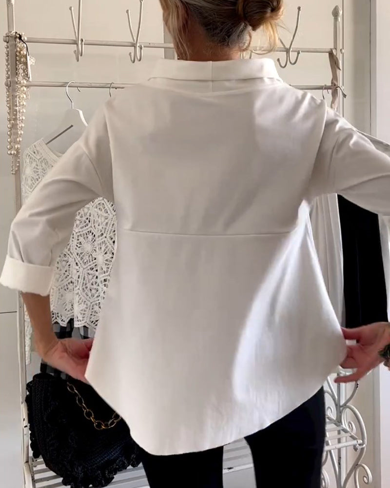Lara - Casual Monochrome Top