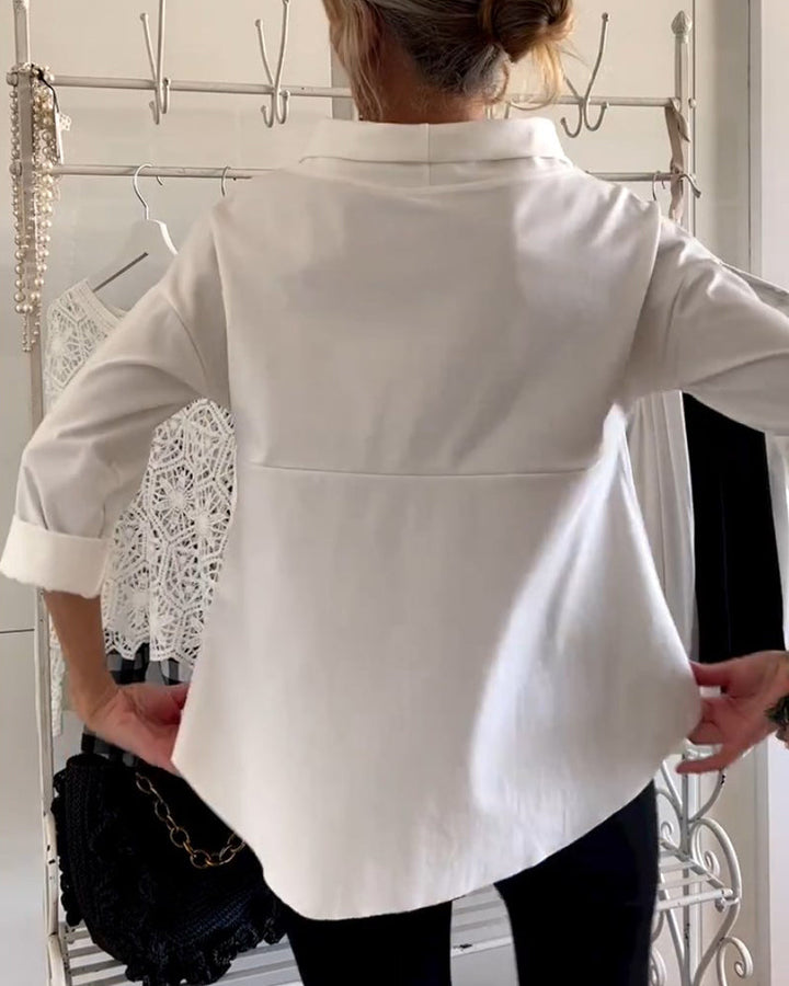 Lara - Casual Monochrome Top
