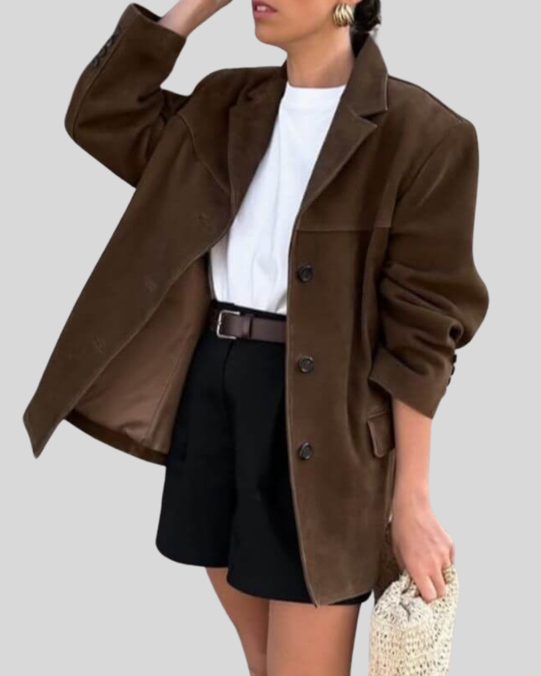 Crissa Luxurious Vintage Blazer, view 2 - Elena Harper
