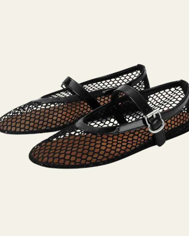 Ladies' Mary Jane Mesh Shoes - Lightweight Timeless Silhouette