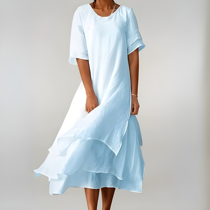 Women's Flowing Lightweight Elegant Summer Dress