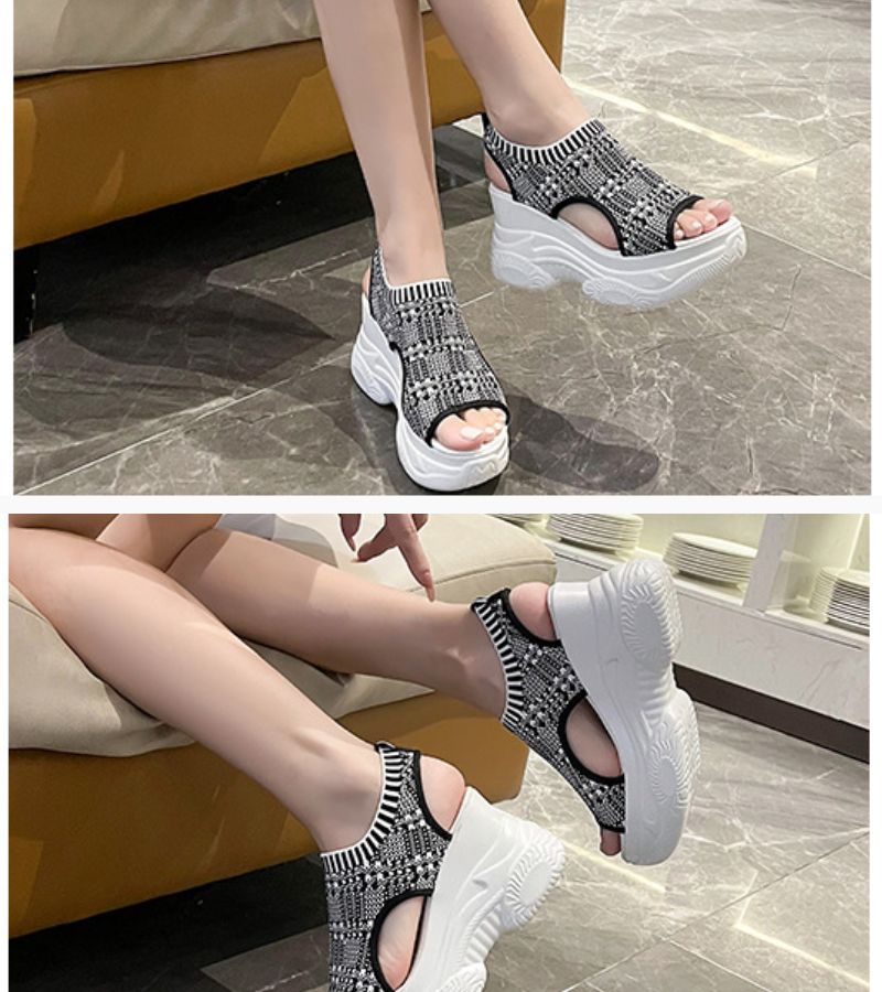 Ortho-Sport | Women's Summer Wedge Sandals - Open Toe