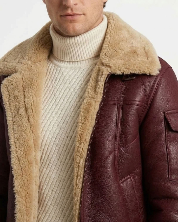 Structured Double-Lined Polar Effect Jacket for Men