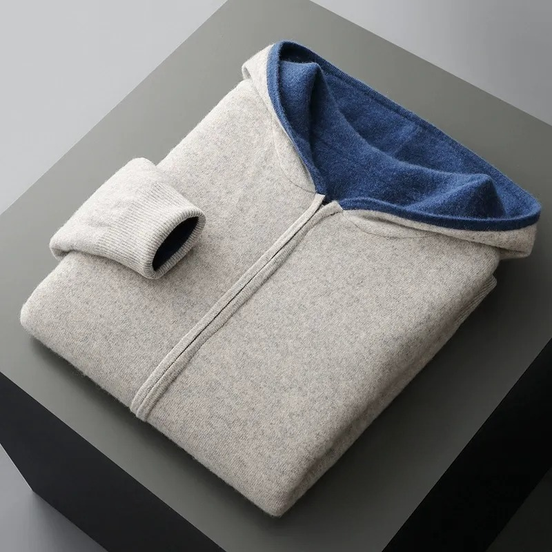 LAURENT MONACO | WOOL HOODIE FOR MEN