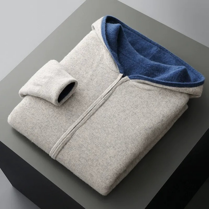 LAURENT MONACO | WOOL HOODIE FOR MEN