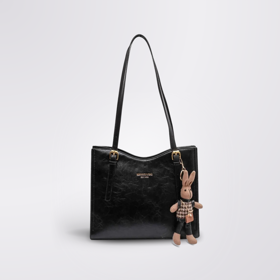 Lena | Vintage Vegan Leather Shoulder Bag