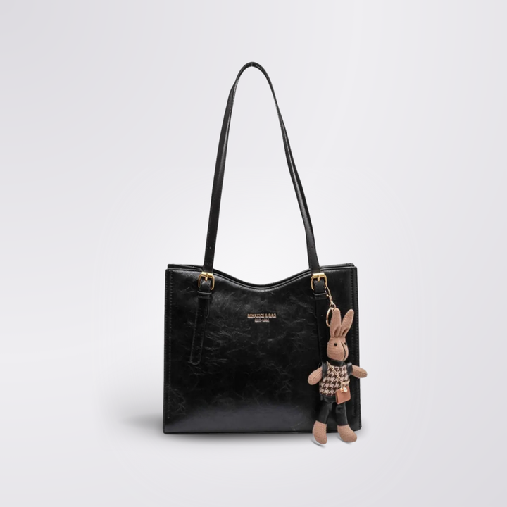 Lena | Vintage Vegan Leather Shoulder Bag