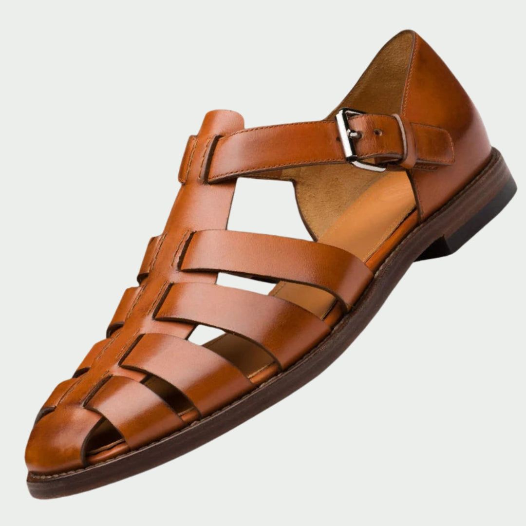 Men's Gladiator Flat Sandals – Stylish Comfort for Summer