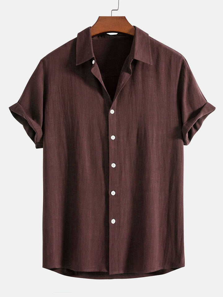 Reinier™ short-sleeved summer set by Emma & Rose Manhattan, featuring a lightweight top and matching shorts for warm weather.